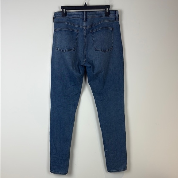 Uniqlo Heattech Blue Skinny Jeans High-Rise Size 30X32 - Picture 3 of 10